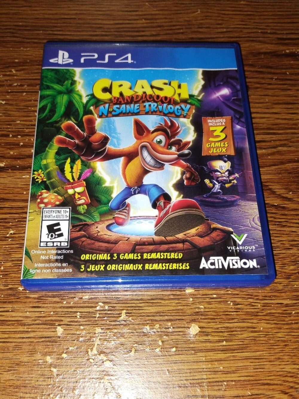 Crash Bandicoot: N-Sane Trilogy (Sony PlayStation 4, 2017)